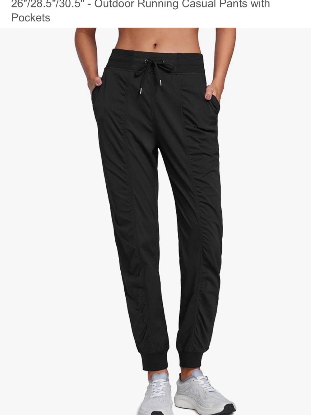 CRZ YOGA Black Women's Dance Studio Joggers